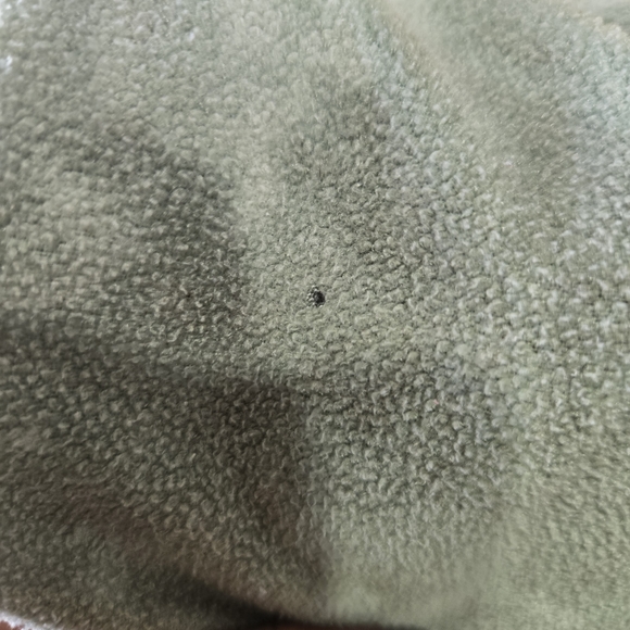 Patagonia Fleece Synchilla Pullover Hoodie Womans Size M Green Pink Pocket - Picture 7 of 8